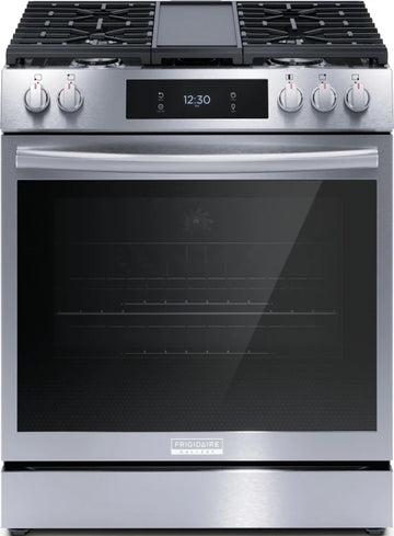 Frigidaire Gallery 30" Gas Range in Stainless Steel GCFG3060BF