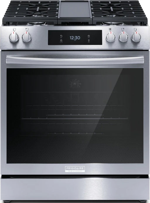 Frigidaire Gallery GCFG3060BF 30" Gas Range with 15+ Ways To Cook in Stainless Steel