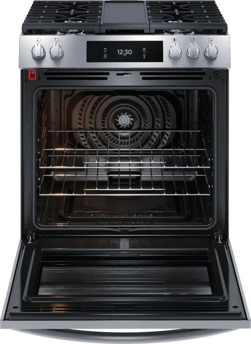 Frigidaire Gallery GCFG3060BF 30" Gas Range with 15+ Ways To Cook in Stainless Steel