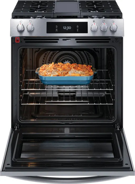 Frigidaire Gallery GCFG3060BF 30" Gas Range with 15+ Ways To Cook in Stainless Steel