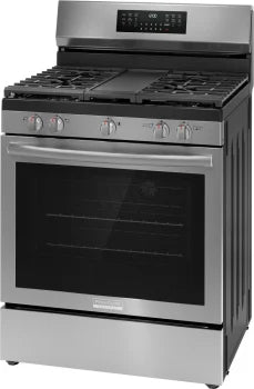 Frigidaire Gallery GCRG3060BF 30" Gas Range with No Preheat + Air Fry in Stainless Steel