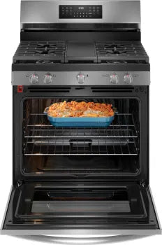 Frigidaire Gallery GCRG3060BF 30" Gas Range with No Preheat + Air Fry in Stainless Steel