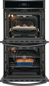 Frigidaire Gallery GCWD2767AD 27" Double Electric Wall Oven with 15+ Ways To Cook in Black Stainless Steel