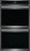 Frigidaire Gallery GCWD3067AD 30" Double Electric Wall Oven with 15+ Ways To Cook in Black Stainless Steel