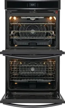 Frigidaire Gallery GCWD3067AD 30" Double Electric Wall Oven with 15+ Ways To Cook in Black Stainless Steel