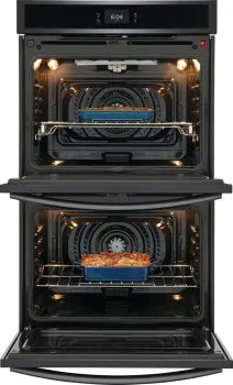 Frigidaire Gallery GCWD3067AD 30" Double Electric Wall Oven with 15+ Ways To Cook in Black Stainless Steel