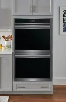 Frigidaire Gallery GCWD3067AD 30" Double Electric Wall Oven with 15+ Ways To Cook in Black Stainless Steel