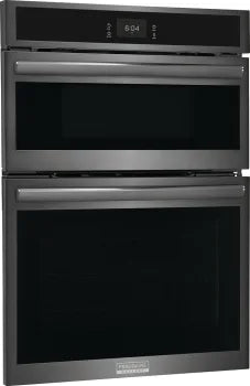 Frigidaire Gallery GCWM3067AD 30" Electric Wall Oven and Microwave Combination with 15+ Ways To Cook in Black Stainless Steel