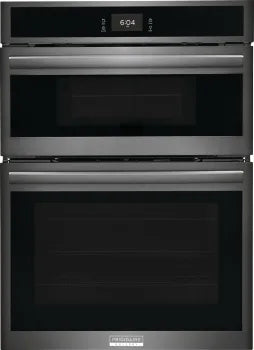 Frigidaire Gallery GCWM3067AD 30" Electric Wall Oven and Microwave Combination with 15+ Ways To Cook in Black Stainless Steel