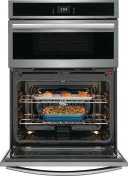 Frigidaire Gallery GCWM3067AF 30" Electric Wall Oven and Microwave Combination with 15+ Ways To Cook in Stainless Steel