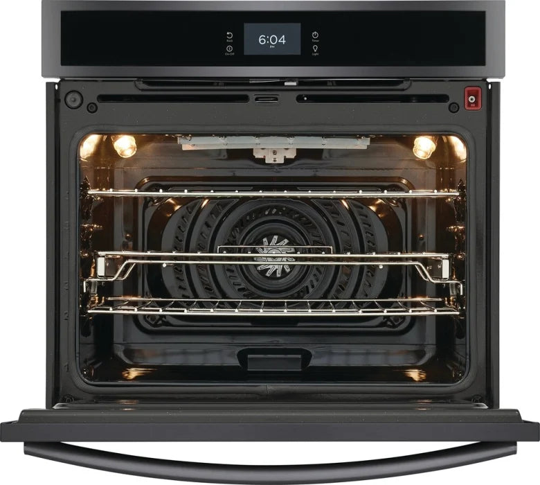 Frigidaire Gallery GCWS3067AD 30" Single Electric Wall Oven with 15+ Ways To Cook in Black Stainless Steel