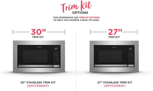 Frigidaire Gallery GMBS3068BF 2.2 Cu. Ft. Built-In Microwave in Stainless Steel