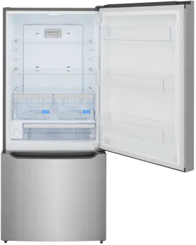 Frigidaire GRBN2012AFGallery 20.3 Cu. Ft. Standard-Depth Bottom Freezer Refrigerator in Stainless Steel