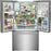 Frigidaire Gallery GRFC2353AD 22.6 Cu. Ft. Counter-Depth French Door Refrigerator in Stainless Steel