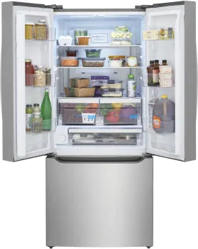 Frigidaire Gallery GRFN2023AF 20.0 Cu. Ft. Standard-Depth French Door Refrigerator in Stainless Steel