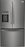 Frigidaire Gallery GRFS2853AD 27.8 Cu. Ft. Standard-Depth French Door Refrigerator in Black Stainless Steel