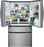 Frigidaire Gallery GRMC2273CF 21.5 Cu. Ft. Counter-Depth 4-Door French Door Refrigerator in Stainless Steel