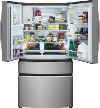 Frigidaire Gallery GRMC2273CF 21.5 Cu. Ft. Counter-Depth 4-Door French Door Refrigerator in Stainless Steel