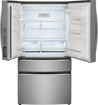 Frigidaire Gallery GRMG2272CF 22.1 Cu. Ft. Counter-Depth 4-Door French Door Refrigerator in Stainless Steel