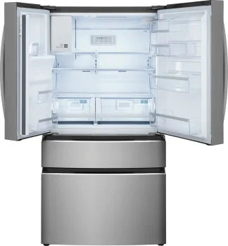 Frigidaire Gallery GRMS2773AF 26.3 Cu. Ft. Standard-Depth 4-Door French Door Refrigerator in Stainless Steel