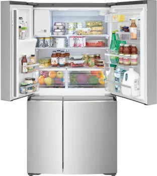 Frigidaire Gallery GRQC2255BF 21.5 Cu. Ft. Counter-Depth 4-Door Refrigerator in Stainless Steel