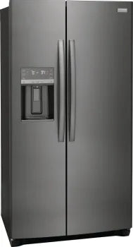 Frigidaire Gallery GRSC2352AD 22.3 Cu. Ft. 36" Counter Depth Side by Side Refrigerator in Black Stainless Steel