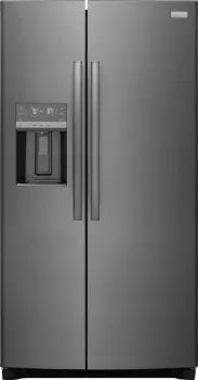 Frigidaire Gallery GRSC2352AD 22.3 Cu. Ft. 36" Counter Depth Side by Side Refrigerator in Black Stainless Steel