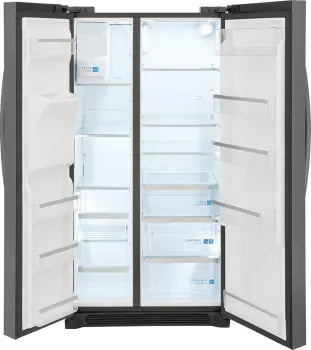 Frigidaire Gallery GRSC2352AD 22.3 Cu. Ft. 36" Counter Depth Side by Side Refrigerator in Black Stainless Steel