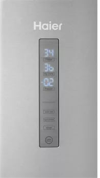 Haier HRB15N3BGS ENERGY STAR® 15 Cu. Ft. Bottom Freezer Refrigerator in Stainless Steel