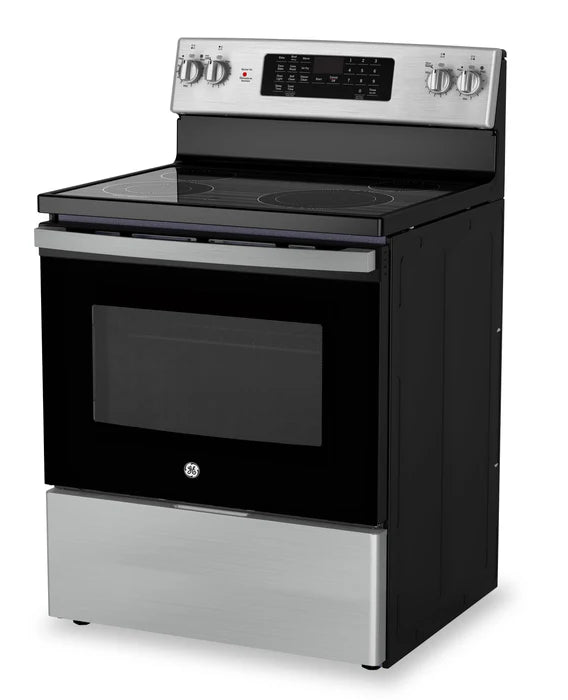 GE JCB830STSS Free Standing Electric Convection Range with No-Preheat Air Fry in Stainless Steel