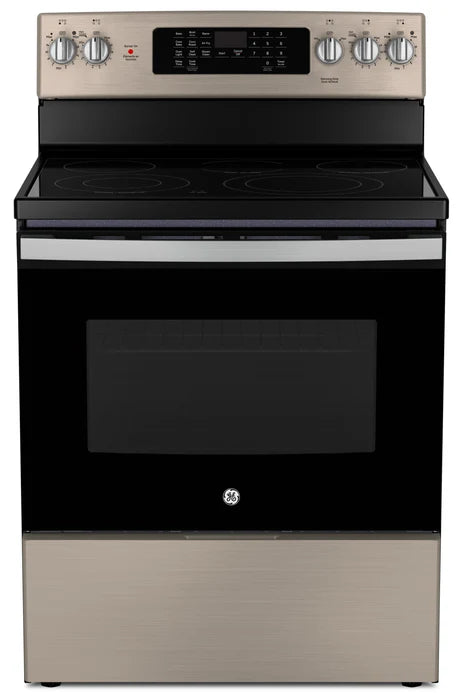 GE JCB840ETES 30” Free-Standing Electric Convection Range with No-Preheat Air Fry in Slate