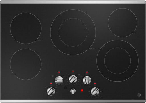 GE JEP5030STSS 30" Built-In knob Control Electric Cooktop in Stainless Steel