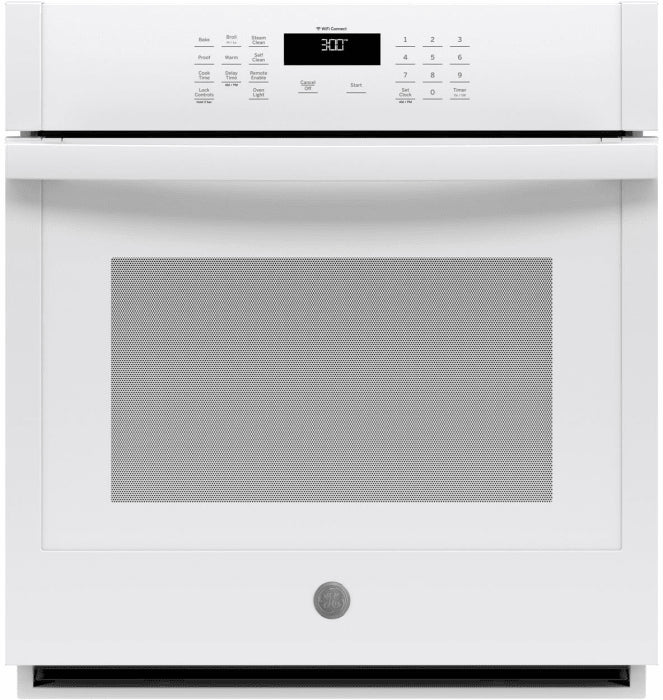 GE JKS3000DNWW 27" Smart Built-In Single Wall Oven in White