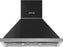 Smeg Portofino KPF30UAN Aesthetic 30" Matte Black Wall Mounted Range Hood