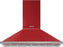 Smeg KPF48URD 48" Chimney Wall Hood Portofino