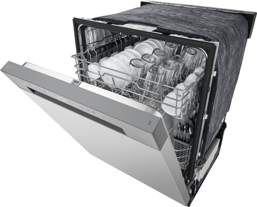 LG LDFC2423V Front Control Dishwasher with LoDecibel Operation and Dynamic Dry™