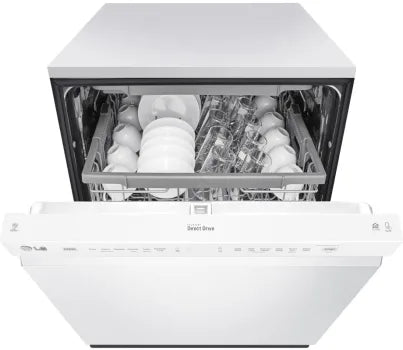 LG LDFN4542W Front Control Dishwasher with QuadWash™ and 3rd Rack in White