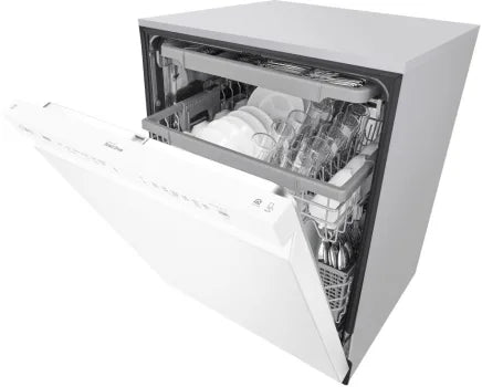 LG LDFN4542W Front Control Dishwasher with QuadWash™ and 3rd Rack in White