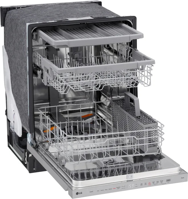 LG LDPH5554S Smart Top-Control Dishwasher with 1-Hour Wash & Dry, QuadWash® Pro, and Dynamic Heat Dry™
