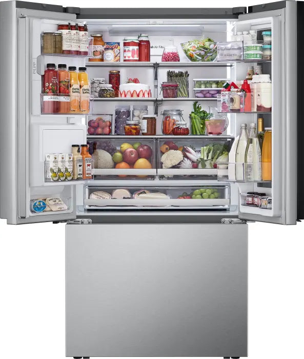 LG LRYKC2606S 26 cu. ft. Smart Mirror InstaView® Counter-Depth MAX™ French Door Refrigerator with Four Types of Ice