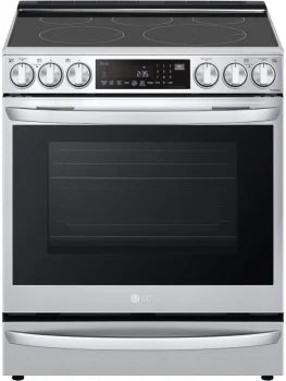 LG LSEL6337F 6.3 cu ft. Smart Wi-Fi Enabled ProBake Convection® InstaView™ Electric Slide-in Range with Air Fry