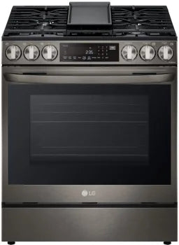 LG LSGL6335D 6.3 cu ft. Smart wi-fi Enabled ProBake Convection® InstaView® Gas Slide-In Range with Air Fry
