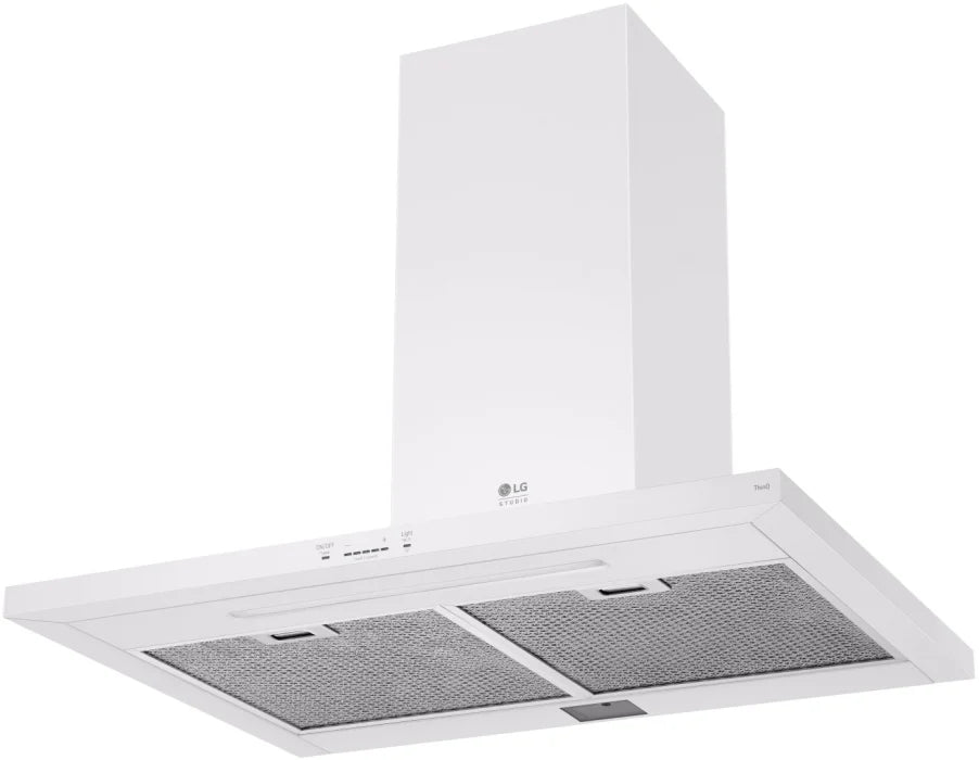 LG Studio LSHD3080N 30" Chimney Style Hood, Essence White