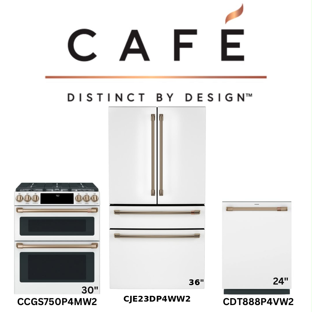 Café Matte White package: CCGS750P4MW2, CJE23DP4WW2, CDT888P4VW2