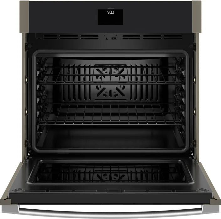 GE JTS5000EVES 30" Smart Built-In Self-Clean Convection Single Wall Oven with No Preheat Air Fry in Fingerprint Resistant Slate