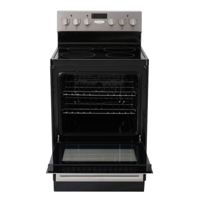 Marathon MER245SS-2 24" Stainless Steel Schott Ceran Smooth Top Electric Range