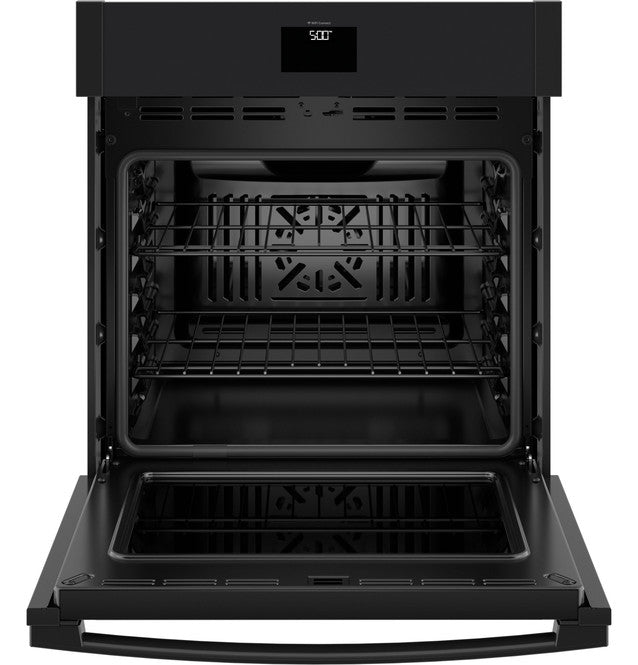 GE JKS5000DVBB 27" Smart Built-In Convection Single Wall Oven with No Preheat Air Fry in Black