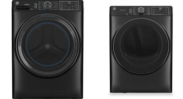 GE GFW655SPVDS washer and GFD65ESMVDS dryer pair