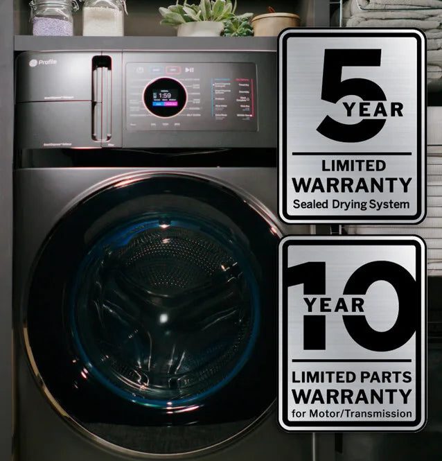 Profile 5.5 cu. ft. Capacity UltraFast Combo, Ventless Heat Pump Technology Washer/Dryer Carbon Graphite