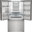 Frigidaire Professional PRFG2383AF 23.3 Cu. Ft. Counter-Depth French Door Refrigerator in Stainless Steel